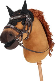 Produktbild von QHP Fliegenhaube Ear Net Jump Schwarz