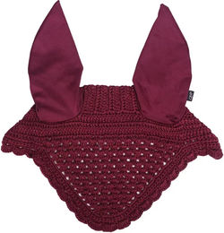 QHP Fliegenhaube Florence Ohrhaube für Ponys in Rot – Bild 1 von 2