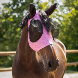 Produktbild von QHP Fliegenmaske Super Bug Collection Shetty Rosa
