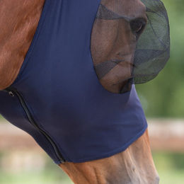 QHP Fliegenmaske Super Bug für Pferde aus Polyester – Bild 1 von 3