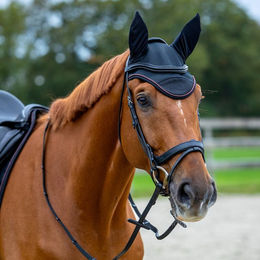QHP Fliegenohren Avenna Ohrenhaube für Pferde Größe Pony – Bild 1 von 1