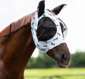 QHP Fliegenschutzmaske Stable Buddy Dachshund X-FULL Bunt – Bild 1 von 2
