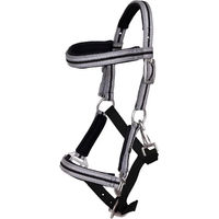 Produktbild von QHP Fohlenhalfter Flore mit Stirnband aus Polyester Schwarz