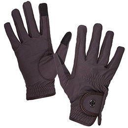 QHP Force Handschuhe Unisex Braun XS – Bild 1 von 2
