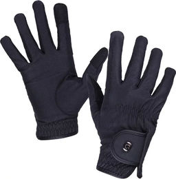 QHP Force Reithandschuhe für Kids Schwarz XL mit Touchscreen-Funktion – Bild 1 von 3
