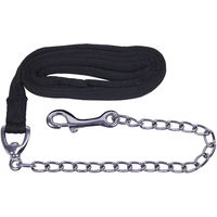 Produktbild von QHP Führleine mit Kette aus Polyester in Schwarz 200 cm