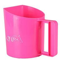 Produktbild von QHP Futterschaufel mit Henkel aus Kunststoff in Rosa 1,0 Liter - 1 l