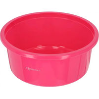 Produktbild von QHP Futterschüssel mit Deckel aus Kunststoff in Weiß oder Rosa