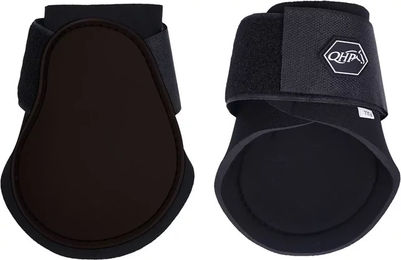 QHP Gamaschen aus Kunststoff für Warmblut in Braun oder Schwarz – Bild 1 von 2