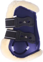 Produktbild von QHP Gamaschen aus Polyester Blau für Vollblut