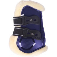 Produktbild von QHP Gamaschen aus Polyester Blau für Vollblut