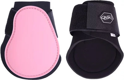 QHP Gamaschen für Shetty Pferde aus Kunststoff in Rosa – Bild 1 von 3