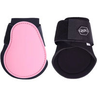 Produktbild von QHP Gamaschen für Warmblut in Flamingo-pink aus Kunststoff