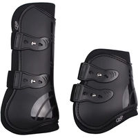 Produktbild von QHP Gamaschen-Set aus Neopren für Pferde in Schwarz Größe Full