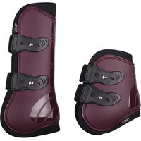 Produktbild von QHP Gamaschen-Set für Pferde mit Neoprenfutter 4er Set Vollblut Maroon