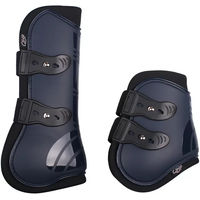 Produktbild von QHP Gamaschen-Set für Warmblut mit Neoprenfutter in Blau