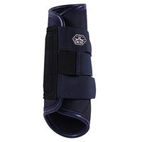 Produktbild von QHP Gamaschen Vielseitigkeit Hinten Dunkelblau XS