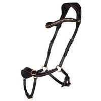 Produktbild von QHP Gebisslose Leder Trense Anatomical für Shetty in Schwarz