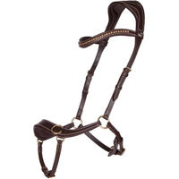 Produktbild von QHP Gebisslose Leder Trense Anatomical für Warmblut in Braun