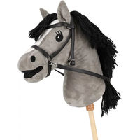 Produktbild von QHP Gebisslose Trense für Hobby Horse in Schwarz