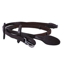 Produktbild von QHP Gurtzügel mit Clip aus Leder in Braun Einheitsgröße