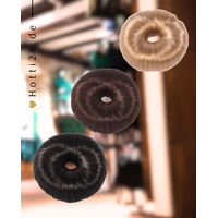 Produktbild von QHP Haargummi Knotenring Braun
