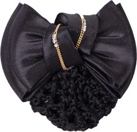 Produktbild von QHP Haarnetz für Dutt in Gold aus Polyester
