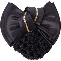 Produktbild von QHP Haarnetz für Dutt in Gold aus Polyester