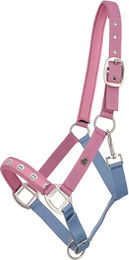 QHP Halfter Rosalynn für Ponys in Rosa oder Blau – Bild 1 von 2