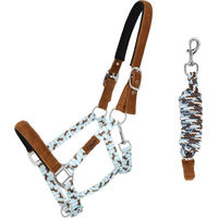 Produktbild von QHP Halfter-Set Stable Buddy für Ponys aus Cord in Bunt