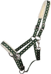 Produktbild von QHP Halfter Weihnachten für Warmblut aus Polyester in Grün und Elf