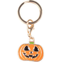 Produktbild von QHP Halloween Dekorativer Glücksbringer aus Metall in Orange