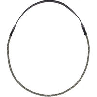 Produktbild von QHP Halsseil aus Leder mit Halsring für Warmblut in Grün oder Schwarz