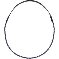Produktbild von QHP Halsseil Halring aus Leder für Ponys in Navy Blau