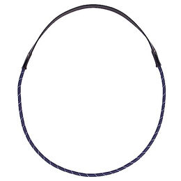 Produktbild von QHP Halsseil Halsring mit Leder Shetty Navy Blau