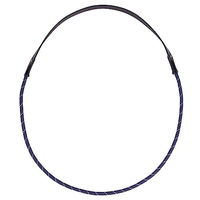 Produktbild von QHP Halsseil Halsring mit Leder Shetty Navy Blau