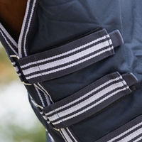Produktbild von QHP Halsteil Turnout Luxus Blau aus Polyester - 100 g