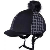 Produktbild von QHP Helmüberzug Omaha aus Polyester für Reithelme Unisex in Blau oder Schwarz