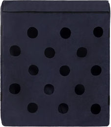 QHP Heukissen Heusack aus Baumwolle für Pferde Dunkelblau Einheitsgröße - 80 l – Bild 1 von 3