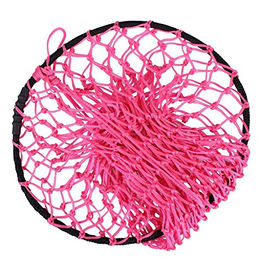 QHP Heunetz Easy Fill aus Nylon in Fuchsia – Bild 1 von 5