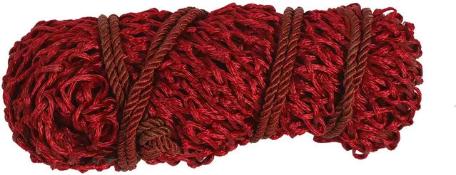 QHP Heunetz Q-essentials aus Nylon für Heuballen in Rot – Bild 1 von 3