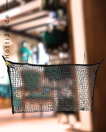 Produktbild von QHP Heutasche Heunetz Schwarz 160x100cm