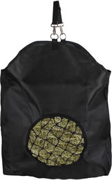 QHP Heutasche Luxe Heunetz für Pferde aus Polyester Schwarz – Bild 1 von 2