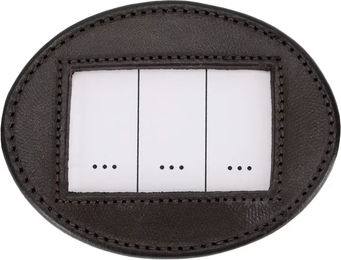 Produktbild von QHP Hobby Horse Number Holder aus Kunstleder