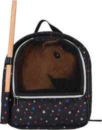 QHP Hobby Horse Rucksack aus Stoff in Schwarz für Erwachsene und Kinder – Bild 1 von 1