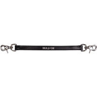 Produktbild von QHP Hold On Sattelgriff aus Leder in Schwarz
