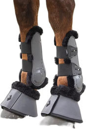 Produktbild von QHP Hufglocken Sensisoft Grau XL aus Polyester