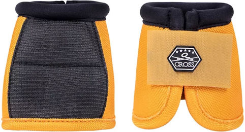 Produktbild von QHP Hufglocken Technical Gamaschen aus Polyester Größe XL Gelb Orange