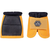 Produktbild von QHP Hufglocken Technical Gamaschen aus Polyester Größe XL Gelb Orange