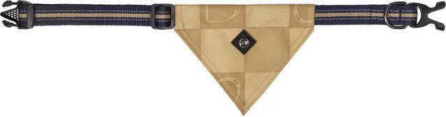 Produktbild von QHP Hundehalsband mit Bandana aus Polyester in Schwarz oder Beige Größe M
